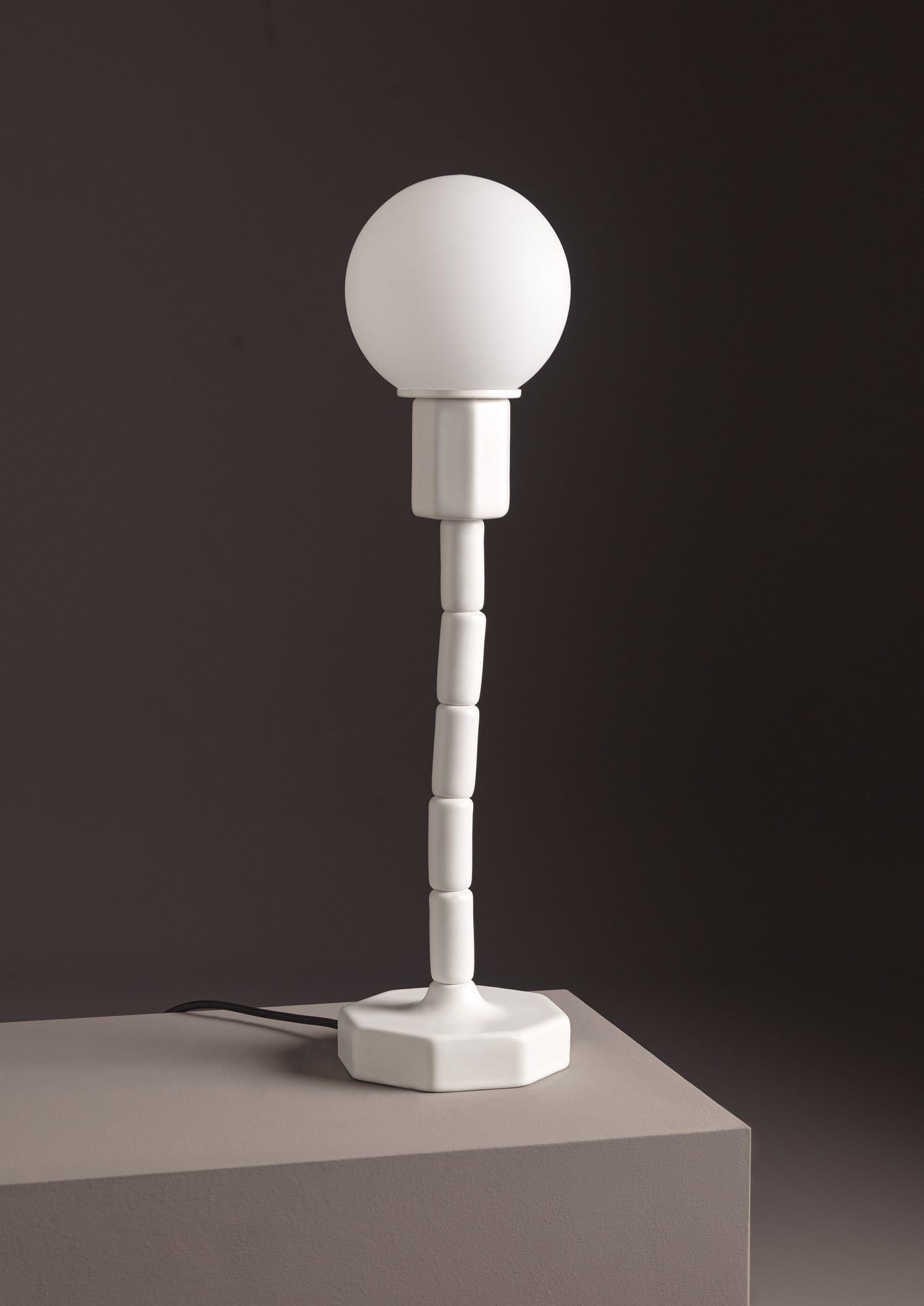 Керамическая светодиодная настольная лампа Ceramica Flaminia макияж ARCH-00140860 - Вид №18