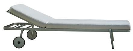 MUSOLA Садовый шезлонг штабелируемый на колесиках Nao sun-id-1380407 - Вид №3