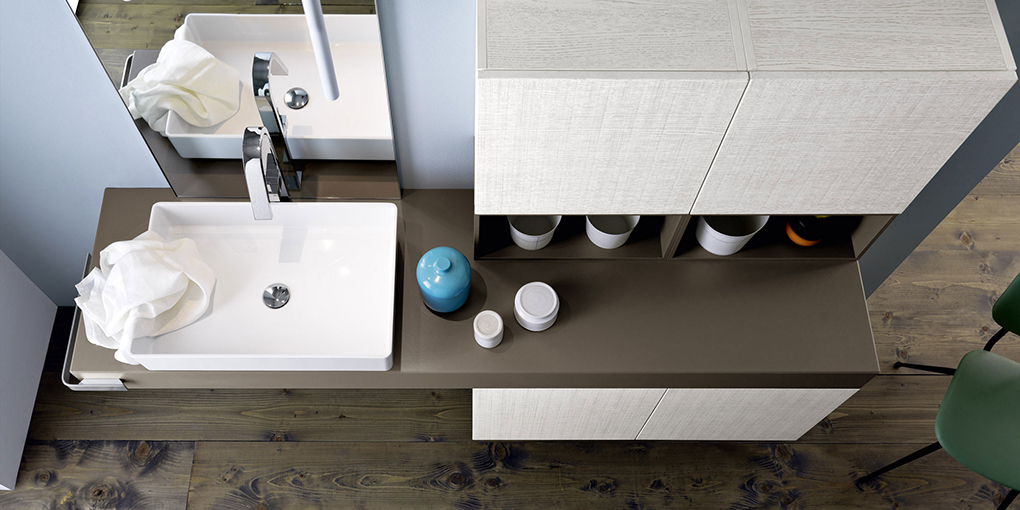 Комплект мебели для ванной Sky 107 Arbi Sky Seghettato Collection SKY107 - Вид №1