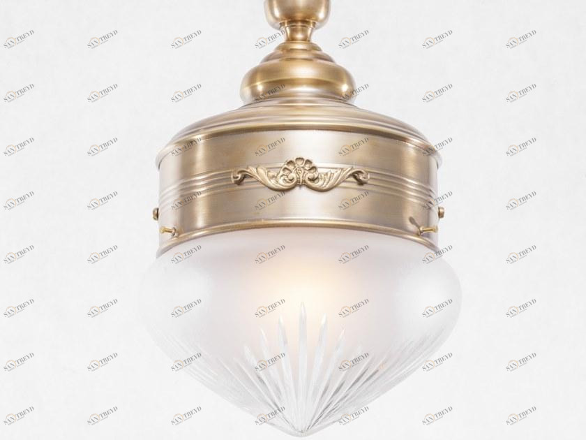 Patinas Lighting Подвесной светильник с прямым светом ручной работы из латуни Papa sun-id-1439727