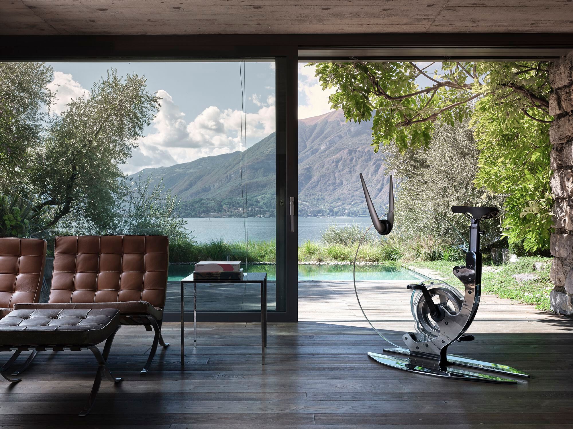 Велотренажер из стекла, стали и углеродного волокна Ciclotte CICLOTTE TECKELL ARCH-00107745 - Вид №18