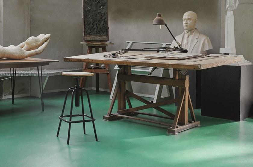 Linea Fabbrica Высокий табурет из бука с регулируемой высотой Mea wood sun-id-1453921 - Вид №1