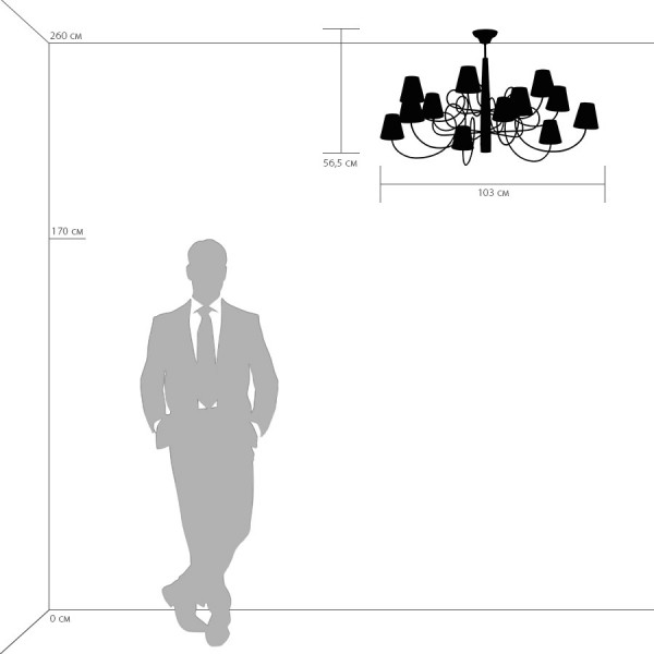 Потолочная люстра Lightstar Vortico 814133 LIGHTSTAR ДИЗАЙНЕРСКИЕ, VORTICO 075511 Белый  - Вид №1