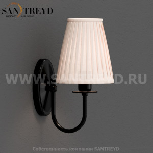 PS050MA Абажур настенный 28 см Черный Globo Paestum Италия