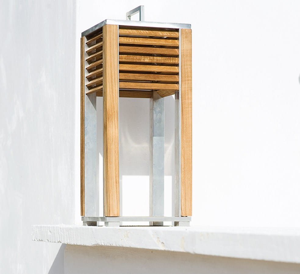 Фонарь из тикового дерева Ethimo имбирь ARCH-00094836 - Вид №1