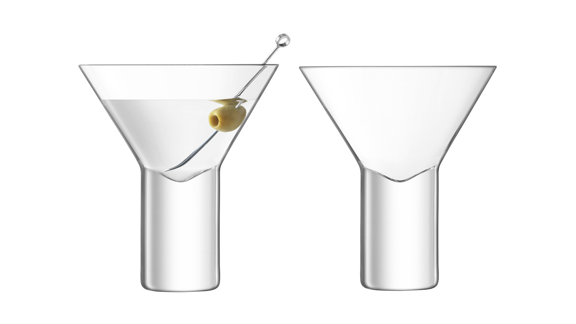 10656173 LSA International Набор бокалов для коктейлей LSA International, "Vodka", 240мл, 2шт. Стекло  - Вид №1