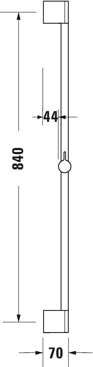 Duravit Штанга защелки sun-id-1493251 - Вид №3