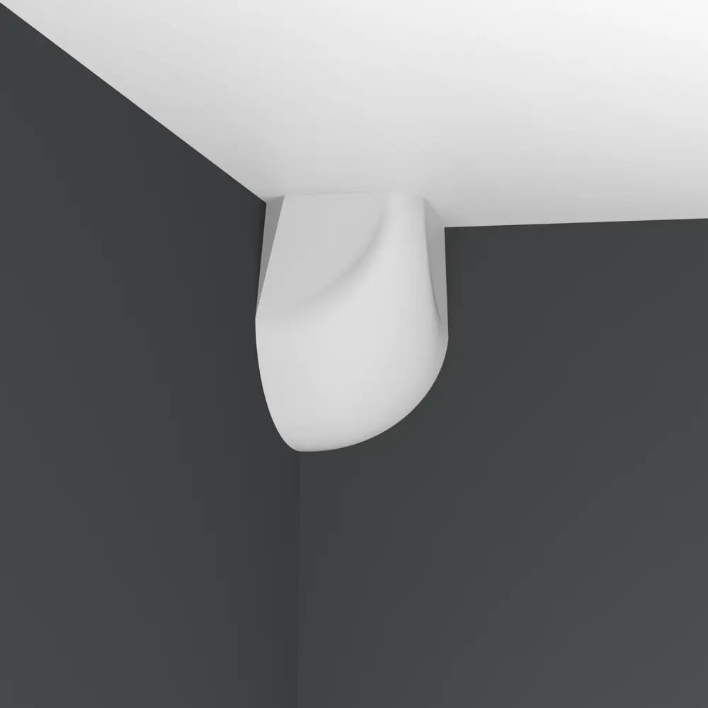 Уголок для потолочного плинтуса полистирол Format 5004 белый 30-50 мм 4 шт STLM-2023611 - Вид №3