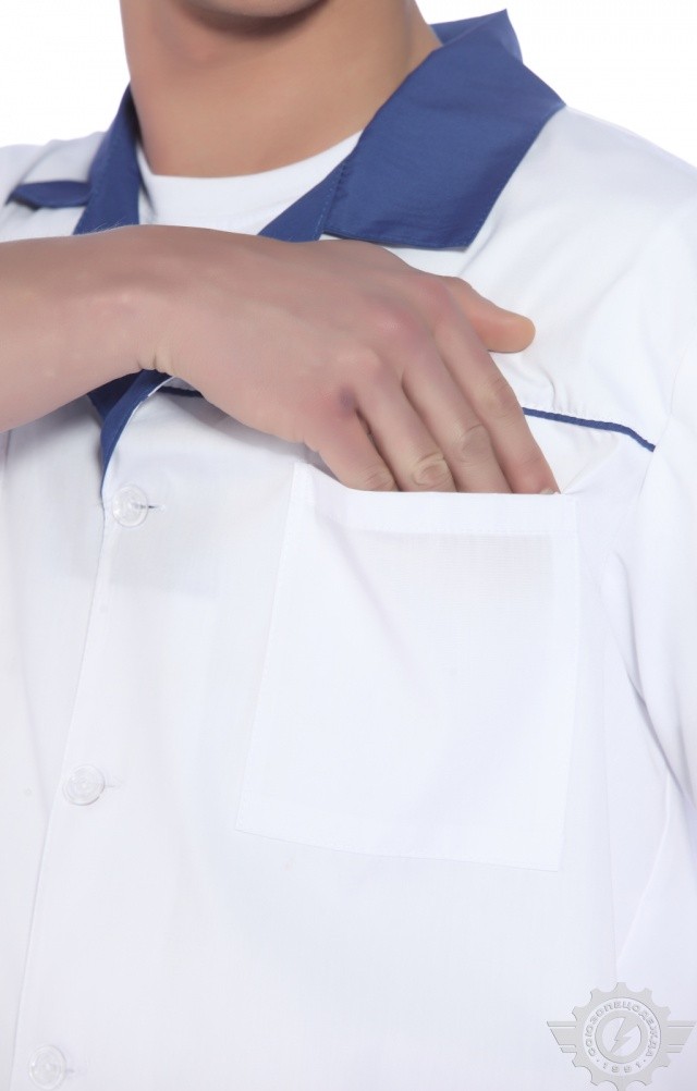 67276 Костюм "Технолог" мужской василек  Медицинская одежда  размер 44-46/158-164 Спецодежда  - Вид №12