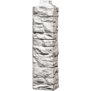 Угол наружный Fineber Скала цвет белый