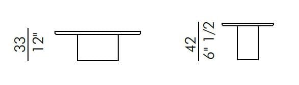 Круглый мраморный журнальный столик с металлическим основанием EFORMA Cilindro ARCH-00090305 - Вид №2