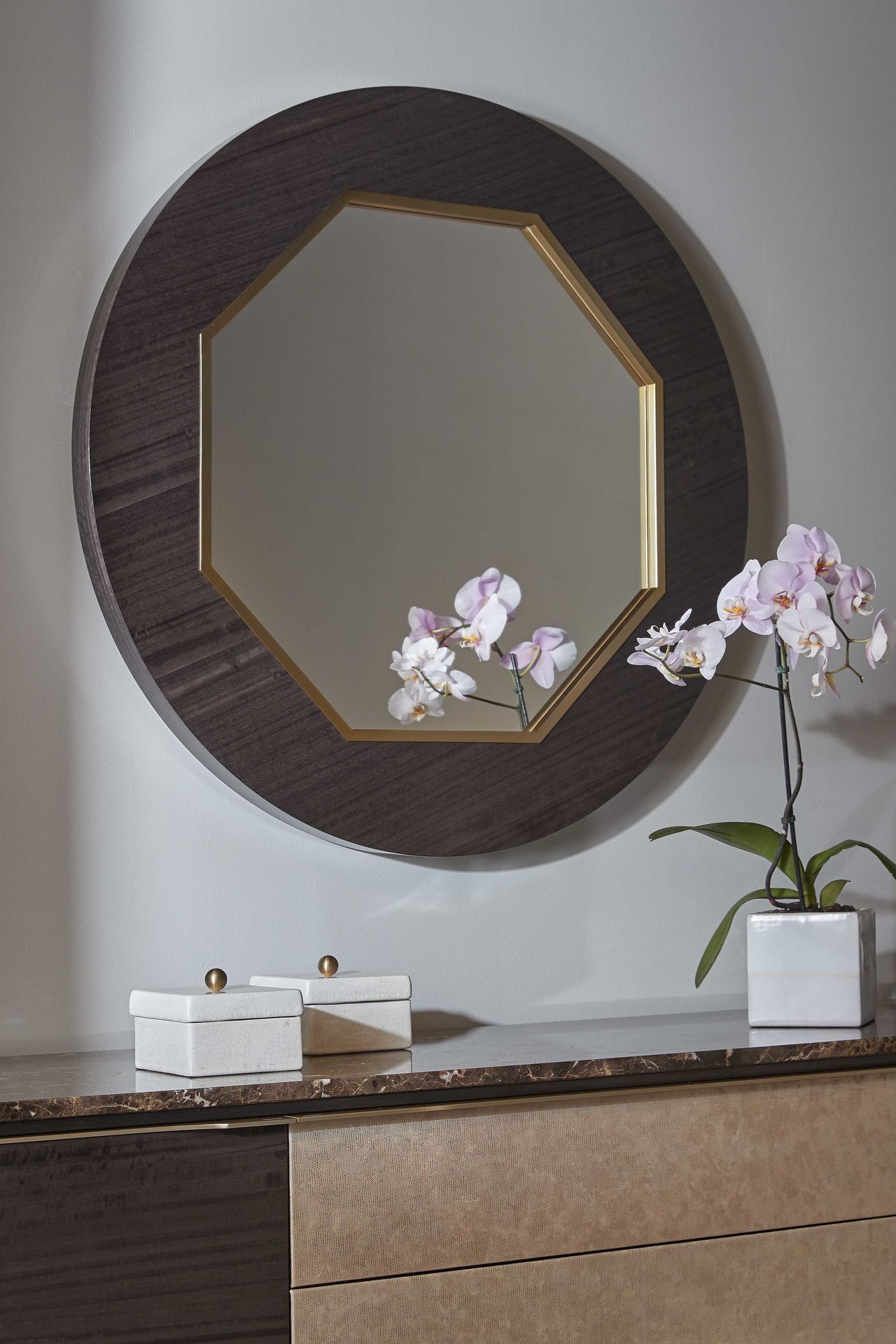 Настенное деревянное зеркало с рамкой Hurtado Evolution ARCH-00126098 - Вид №1