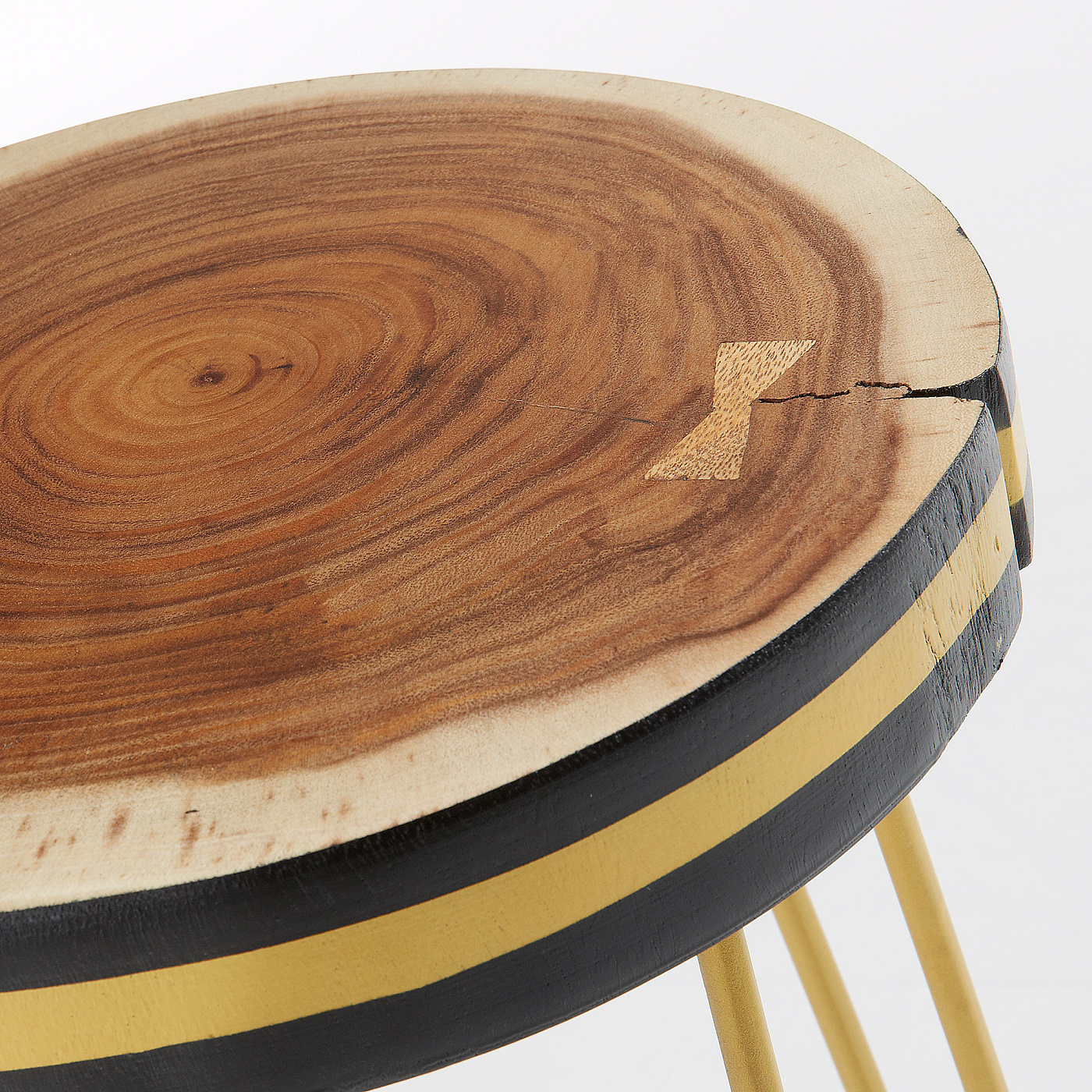 032590 Табурет Farley золотой La Forma Faye  - Вид №2