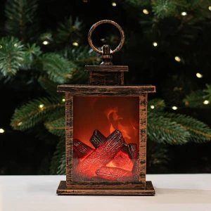 89367789 Светодиодный декоративный светильник-камин "Мини" пластик 12x12x18см STLM-1474293