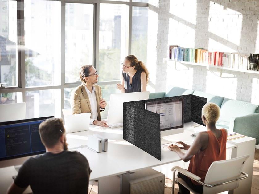 Tante Lotte Звукопоглощающая перегородка стола из шерсти Whisperwool apps Tsg19 - Вид №4