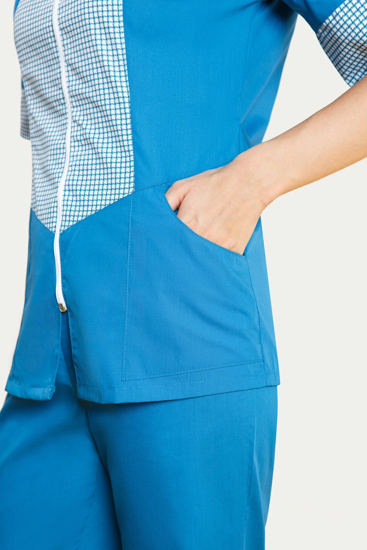 66118 Костюм "Грация" бирюза  Одежда для обслуживающего персонала  размер 56 Спецодежда  - Вид №10