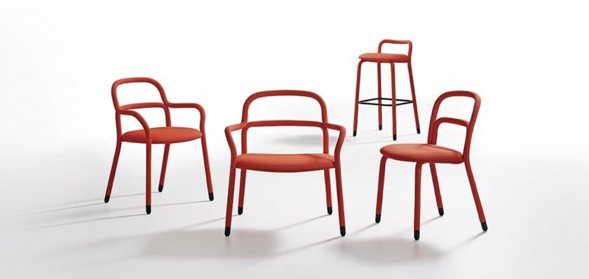 Midj Стул из ткани Pippi sun-id-1347186 - Вид №6