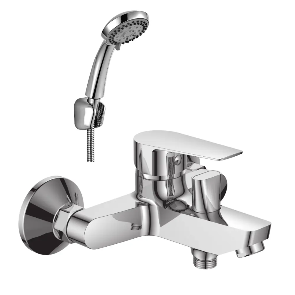 Набор смесителей для ванной Rossinka Silvermix LRS35-80 цвет хром 89358549 STLM-2013772  - Вид №2