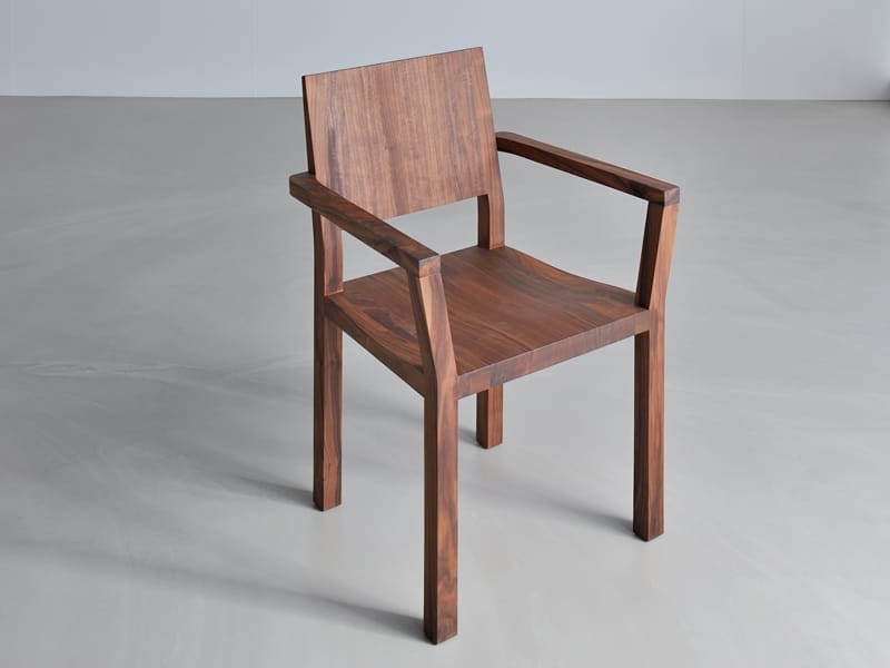 Стул из массива дерева с подлокотниками Vitamin Design ARCH-00027819 - Вид №6