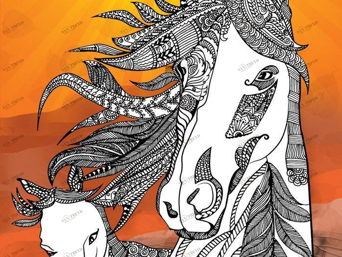 MOMENTI Авторский художественный принт Crazy home paintings Ah-007