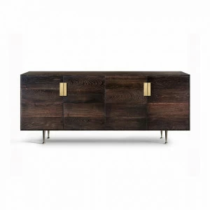 Тумба высокая с 4 дверцами ясень кофейный Bullwood ACWD BULLWOOD 00-3981915 Коричневый