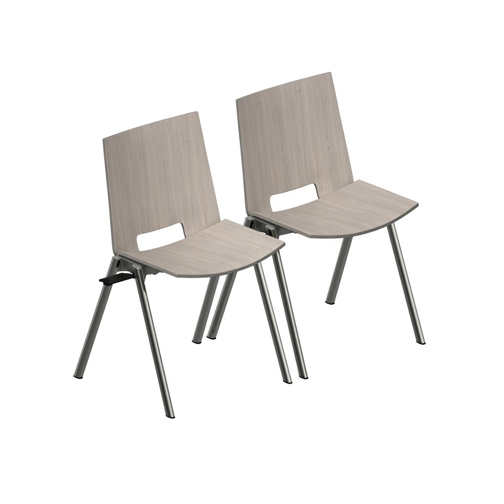 Деревянный штабелируемый стул для залов ожидания LAMM Hl3 ARCH-00105316 - Вид №9