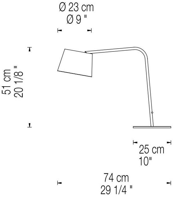 fambuena Светодиодная настольная лампа Excentrica essence 6039 - Вид №3