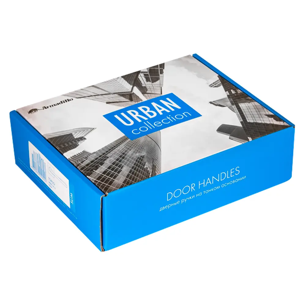 Дверные ручки Armadillo R.URS52.Twin CP-8, без запирания, цвет хром STLM-2194519 - Вид №1