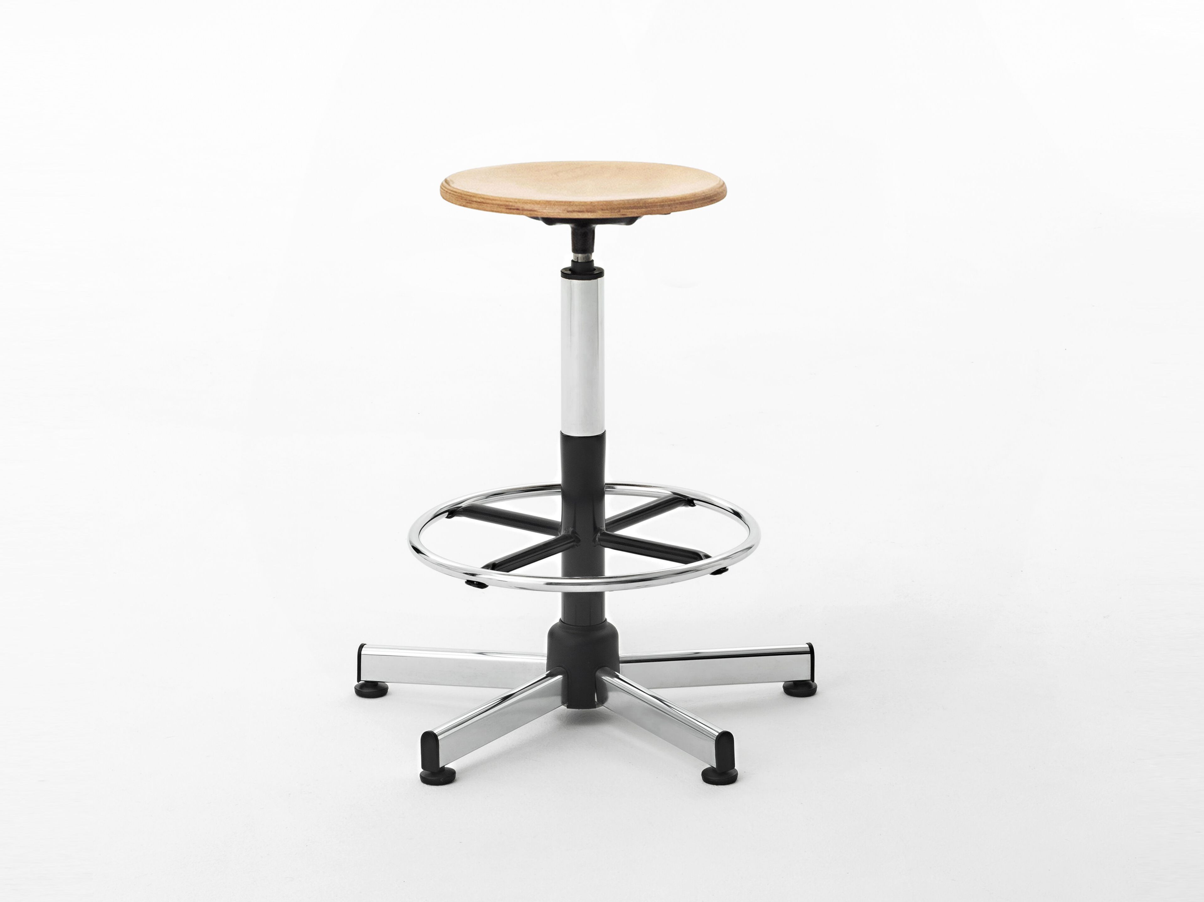 Офисный стул с регулируемой высотой из бука Mara Work ARCH-00091827