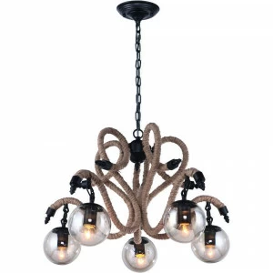 Подвесная люстра Divinare Gina 8055/01 LM-5 DIVINARE ДИЗАЙНЕРСКИЕ, GINA 074970 Коричневый