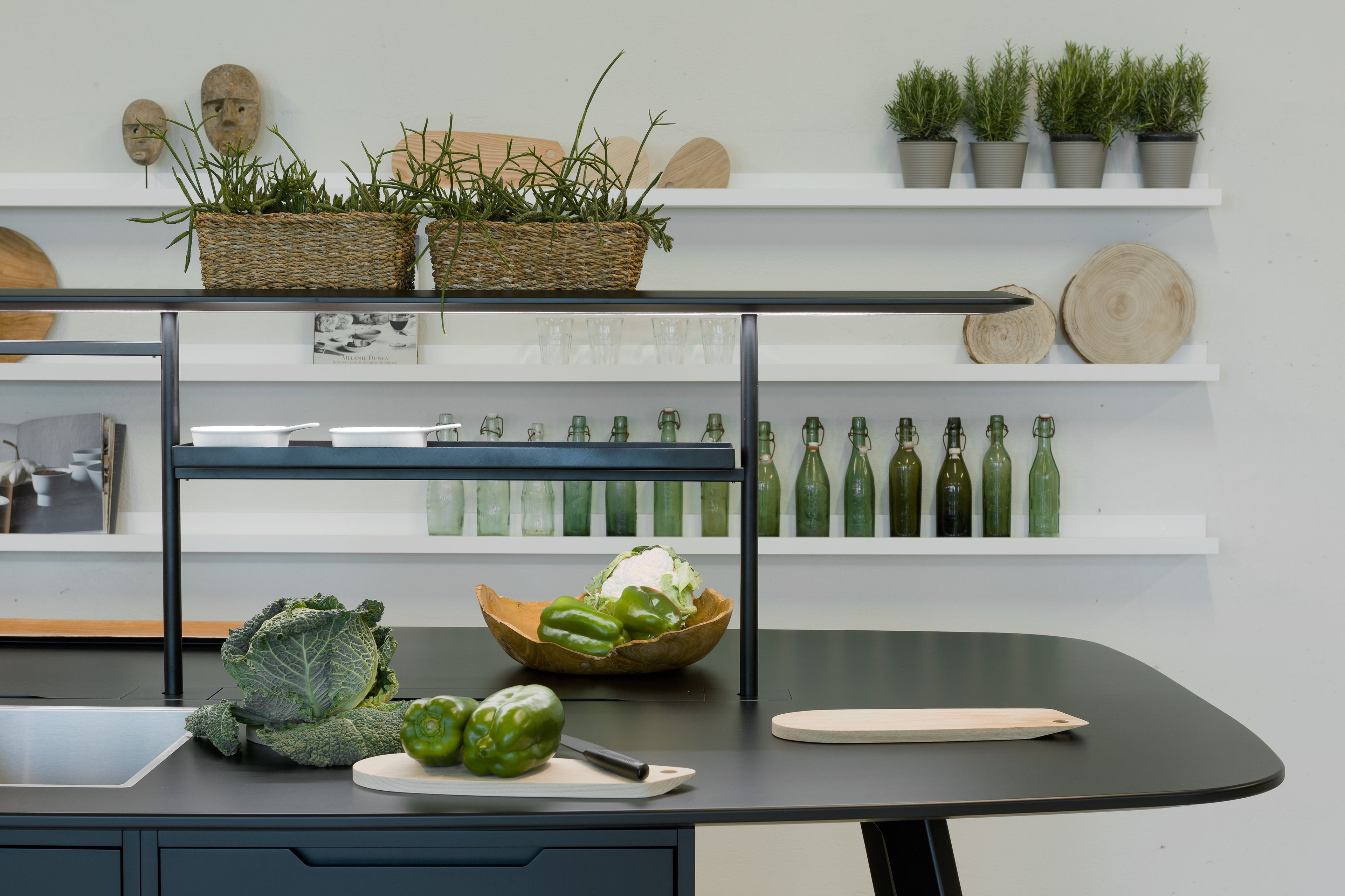 Деревянная линейная кухня True Design ARCH-00118719 - Вид №9