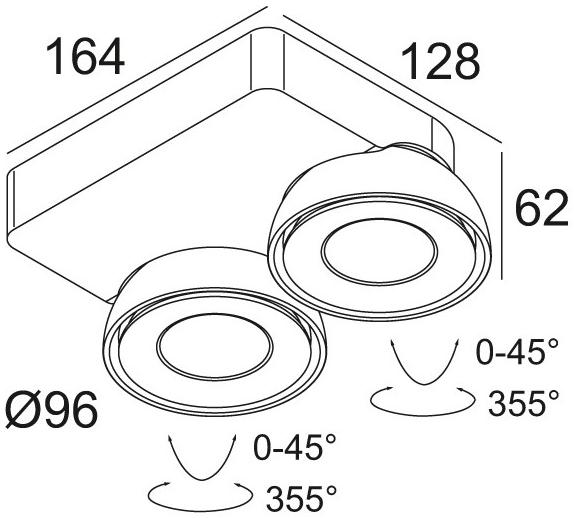 Delta Light Несколько регулируемых светодиодных прожекторов  418 51 812 922 ed8  - Вид №3