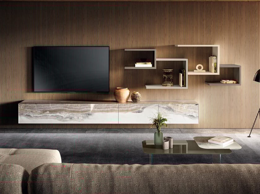 Стеклянная стена с настенным креплением Lago LagoLinea ARCH-00060073