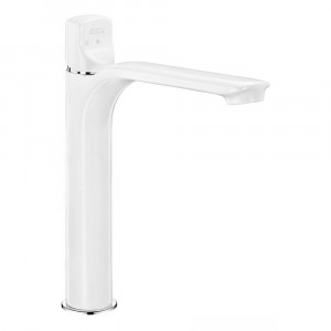 104108984st  Смеситель для раковины Myra High Type - Белый - Экономия воды