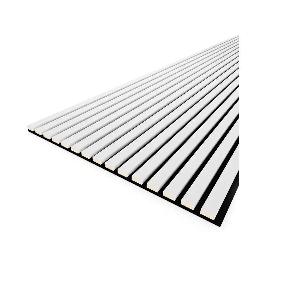 Панель акустическая 3D МДФ Stella белая 0.9x60x278 см STLM-2193621