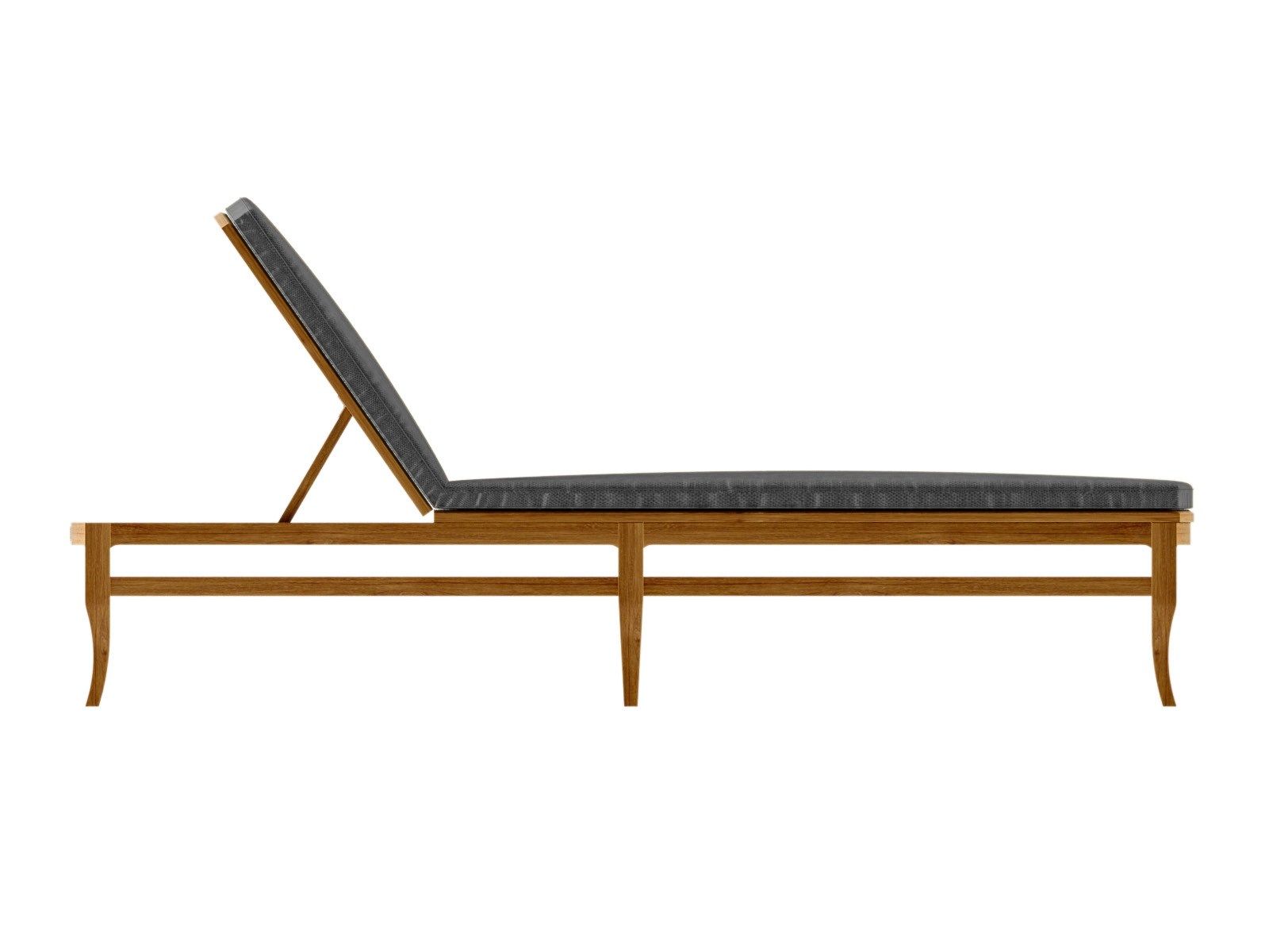 Садовая кровать Deco из тикового дерева с откидной спинкой ASTELLO Tournesol ARCH-00033944 - Вид №2