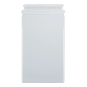 База к пилястре полиуретан Decomaster DK-82212 белая 308 мм