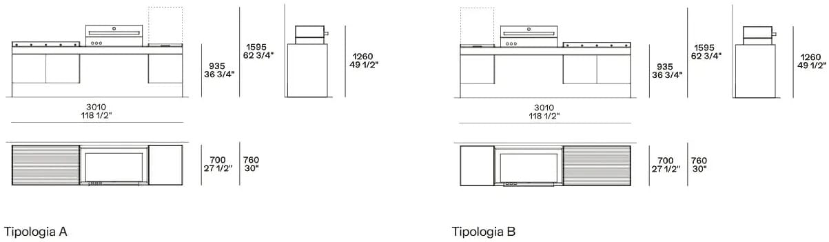 Кухня на открытом воздухе Poliform LAND ARCH-00117985 - Вид №5
