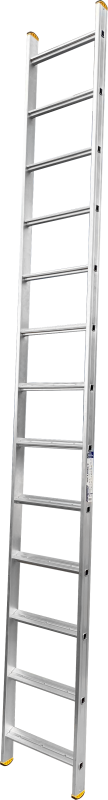 Алюминиевая односекционная приставная лестница HK1 5113 ALUMET 