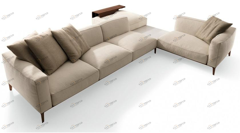 Giorgetti Модульный угловой диван из ткани Aton sun-id-1466447