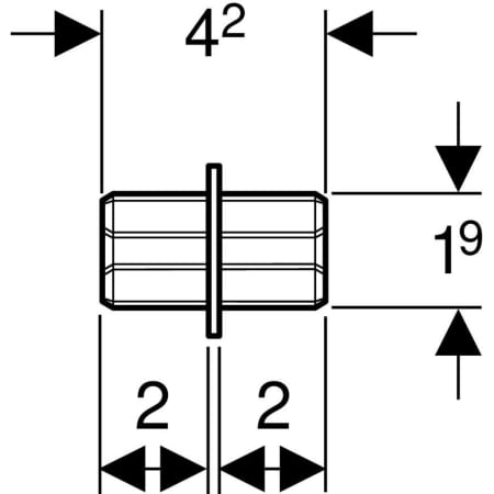461.064.00.1 Направляющая профиля Geberit GIS Geberit  - Вид №2