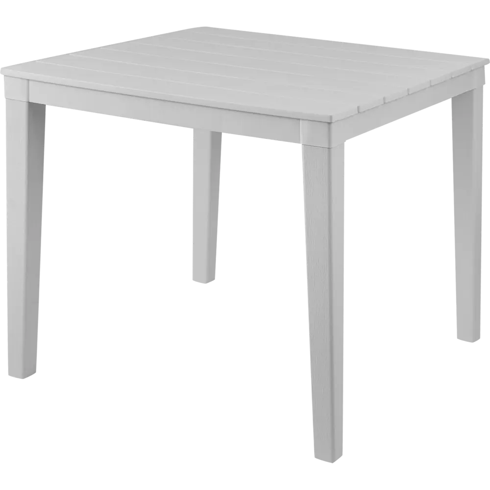 Стол садовый Элластик-Пласт Прованс 80x80 см пластик белый STLM-2057349