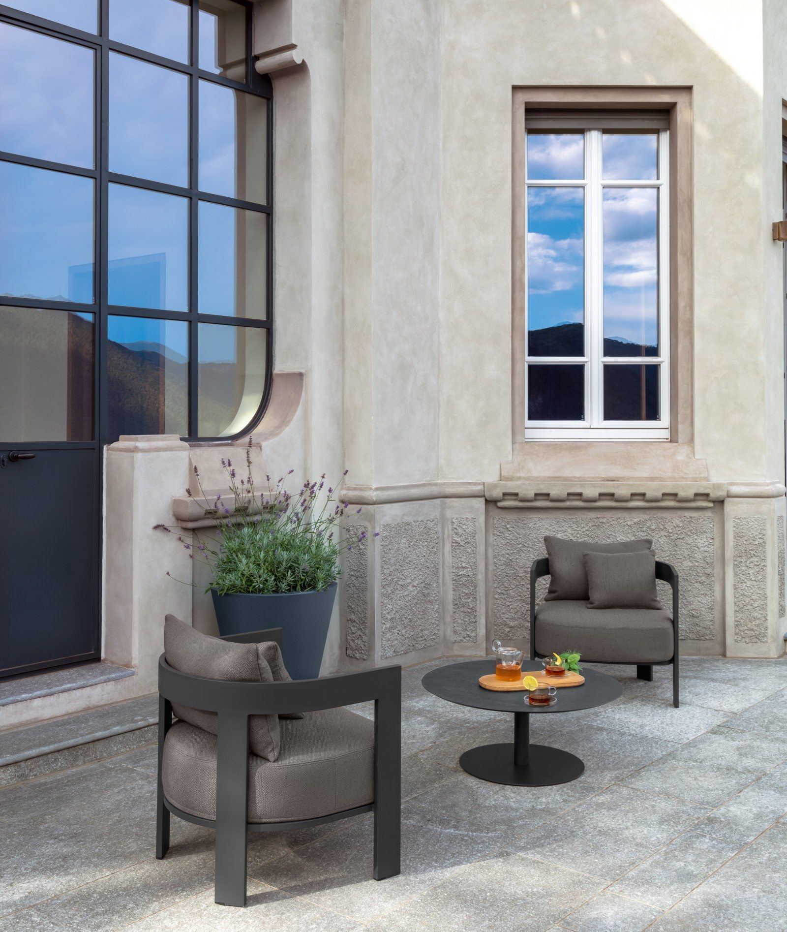 Тканевое садовое кресло Talenti Argo-alu ARCH-00110885 - Вид №2