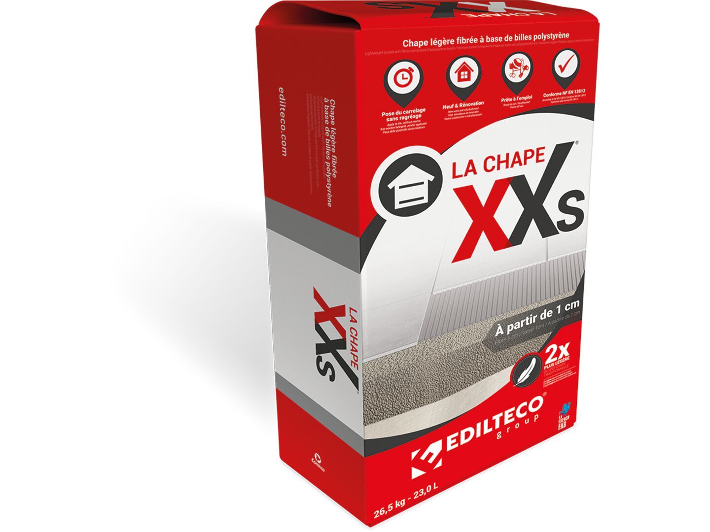 Теплоизоляционная легкая предварительно смешанная стяжка EDILTECO Group Isolcap ARCH-00047197 - Вид №1