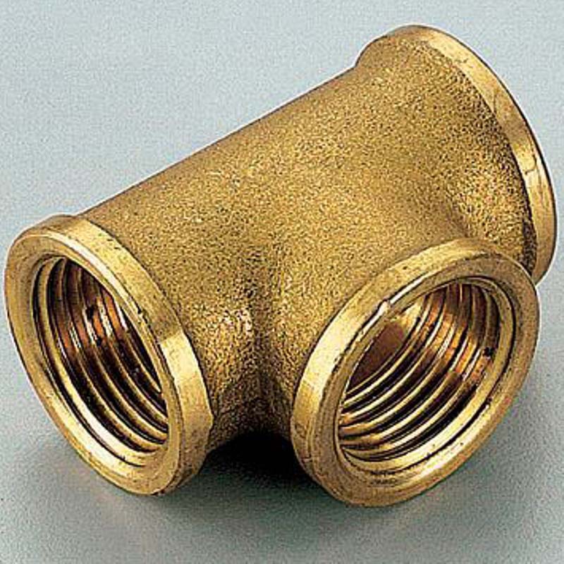 Тройник В никелированный TIEMME 1/2"x3/8"x1/2" 1500533