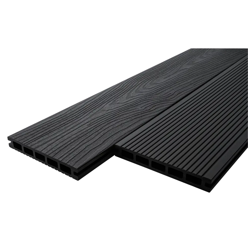 Террасная доска ДПК T-Decks цвет Графит 2000x150x20 мм двусторонний 0.3 м² STLM-2169726