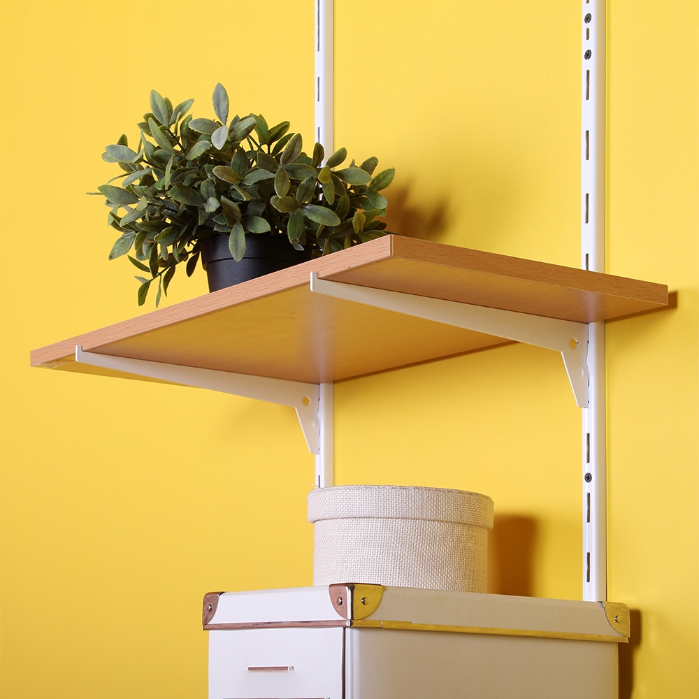 Кронштейн к стеновым стойкам , 265x6x70 мм, белый LJPS0440 Public Steel Россия  - Вид №1