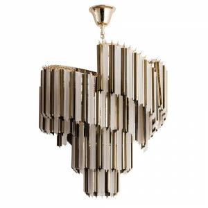 Каскадная люстра Divinare Frizzante 1681/01 LM-9 DIVINARE ДИЗАЙНЕРСКИЕ, FRIZZANTE 328847 Золото
