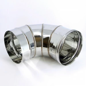 Колено угол 90" Ferrum Ф200 (430/0,5мм)