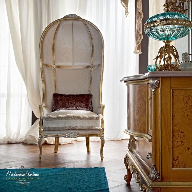 Modenese Gastone Кресло из ткани с высокой спинкой Casanova sun-id-1516097 - Вид №2